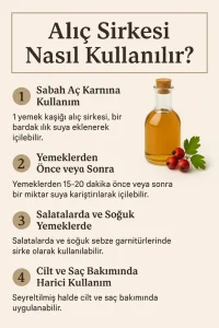 Alıç Sirkesi Nasıl Kullanılır?